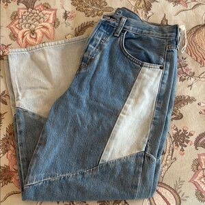 Etica Blue and Light Blue Ankle Jeans, New W/out Tags, size 25